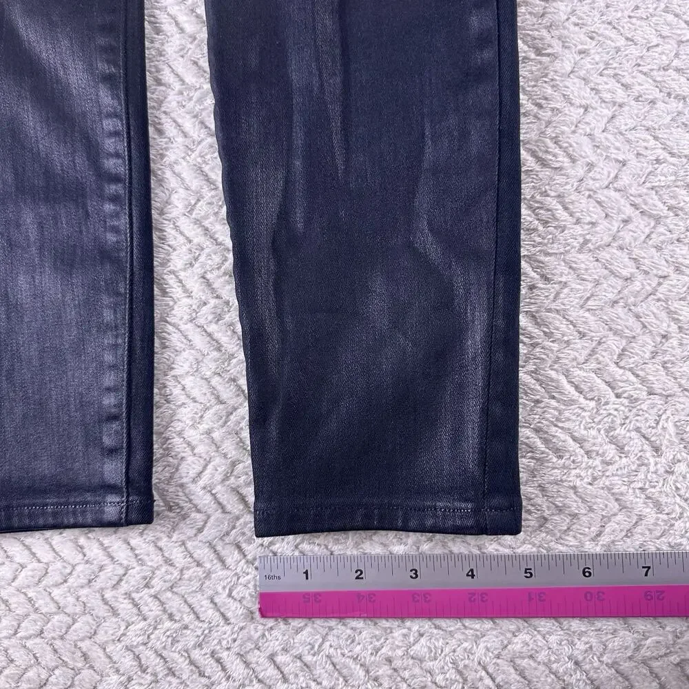 Lucky Brand Jeans Womens 6/28 Ankle Black‎ Wash AVA Mid Rise Skinny Denim